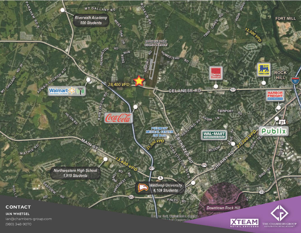 Commercial for lease 4124 Celanese Rd, Rock Hill, SC 29732